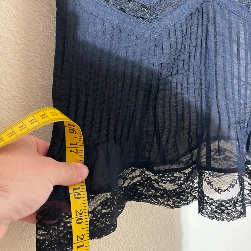 Silk + cotton ruffle Edward top - Picture 5 of 5